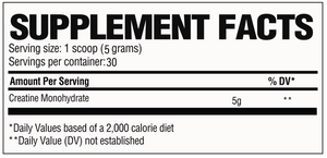 RAW Nutrition creatine Monohydrate - Bemoxie Supplements