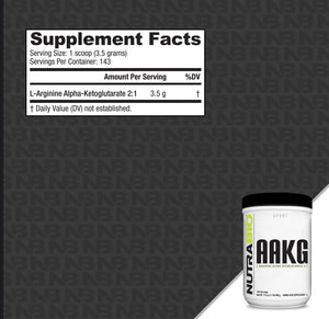 NutraBio AAKG – High‑Performance Nitric Oxide Support for Serious Athletes - Bemoxie Supplements
