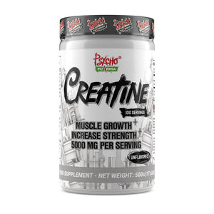 Psycho Pharma Creatine Monohydrate – 5g Pure Creatine for Strength, Size & Power