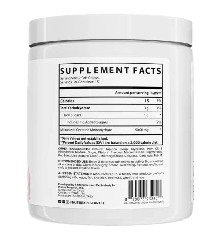 Nutrex Creatine Soft Chews