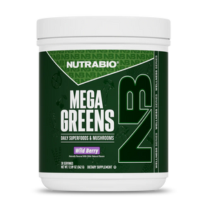 NutraBio Mega Greens – Premium Athlete‑Grade Superfood Formula - Bemoxie Supplements