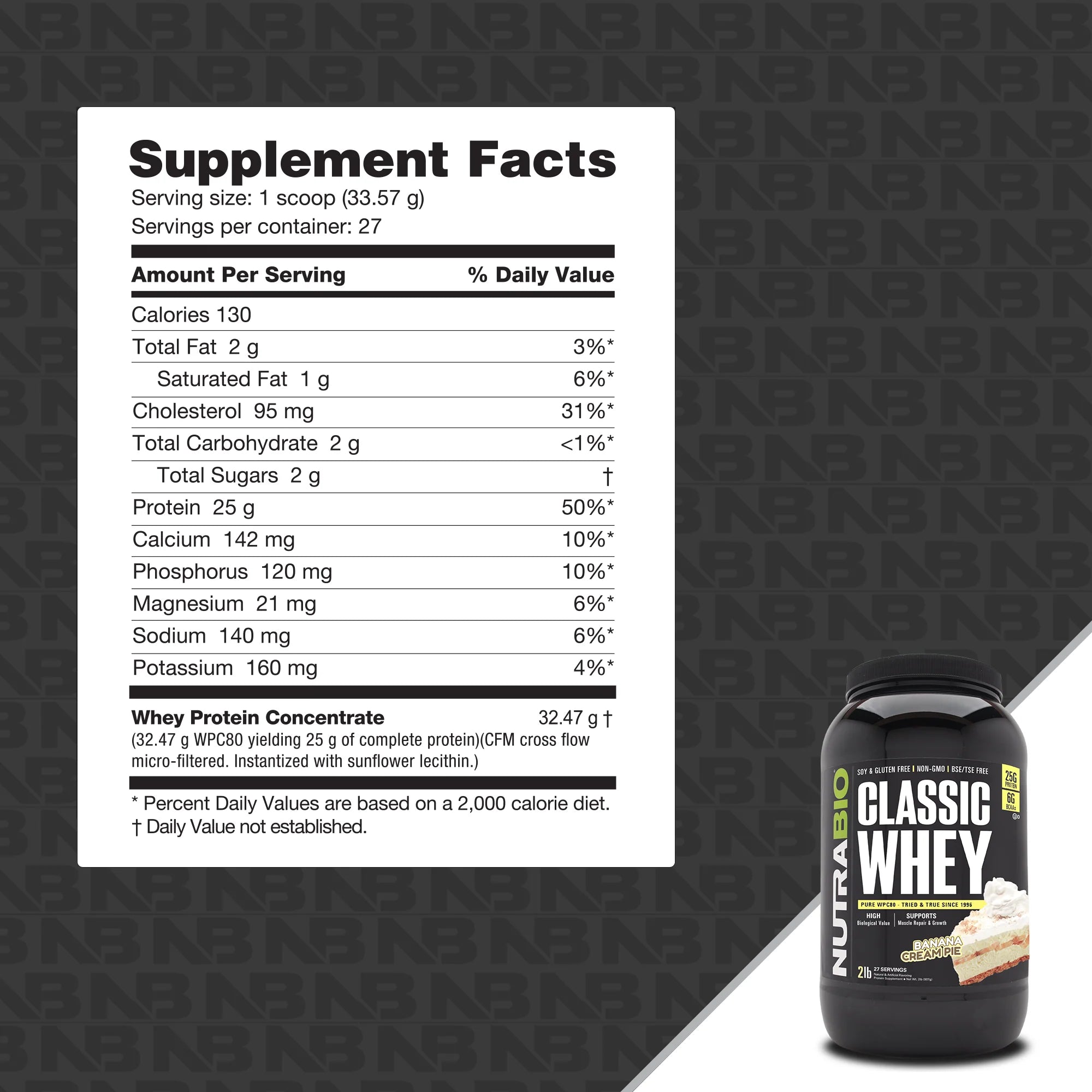 NutraBio Classic Whey Protein - Bemoxie Supplements