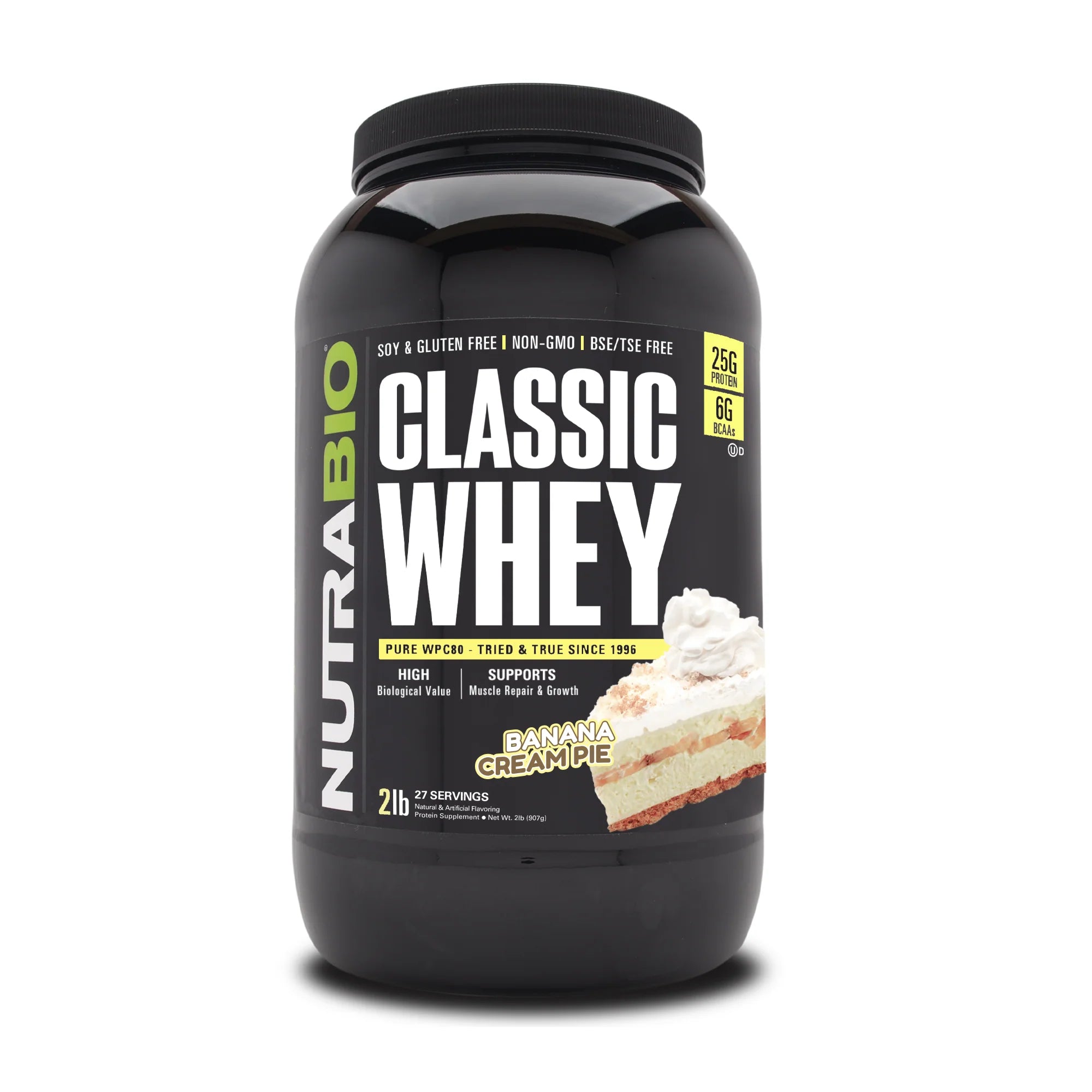 NutraBio Classic Whey Protein - Bemoxie Supplements