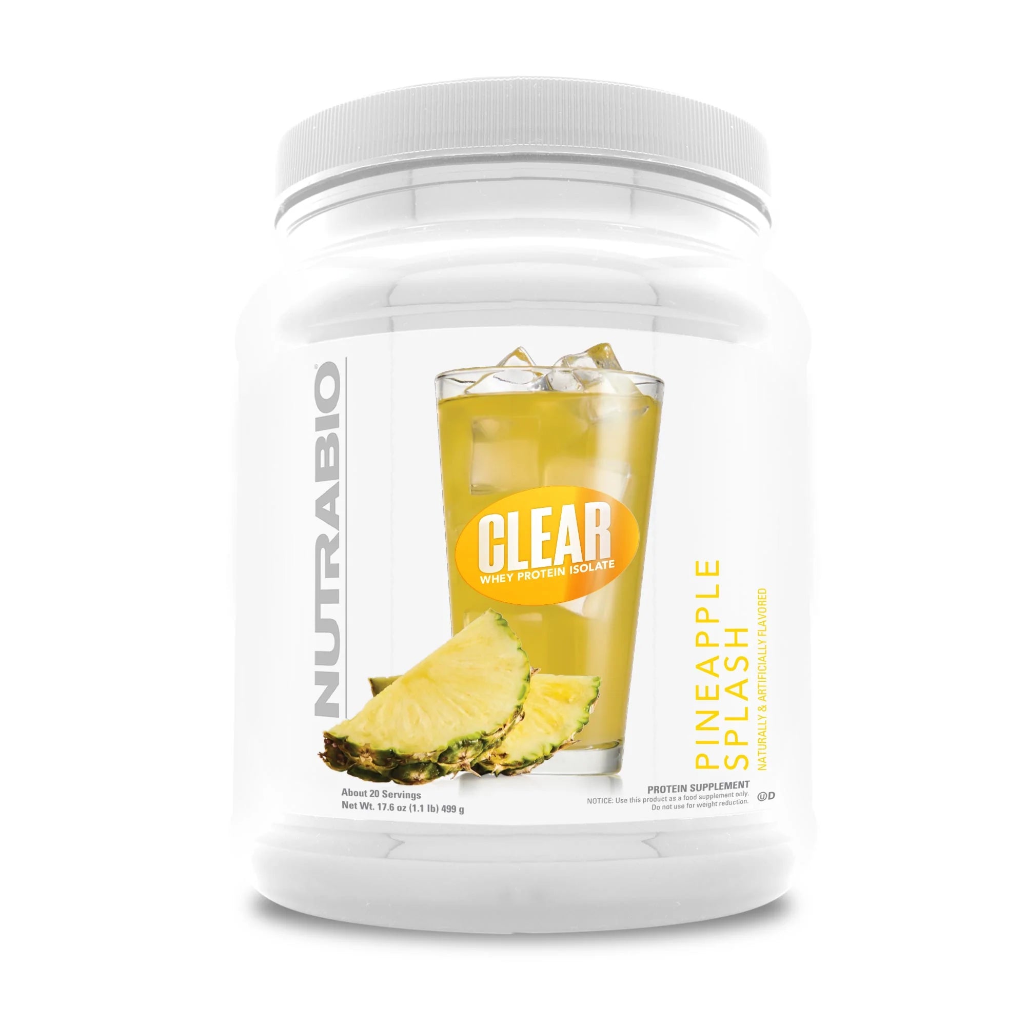NutraBio Clear Whey Protein Isolate - Bemoxie Supplements