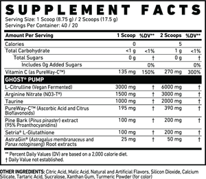 GHOST Pump - Bemoxie Supplements