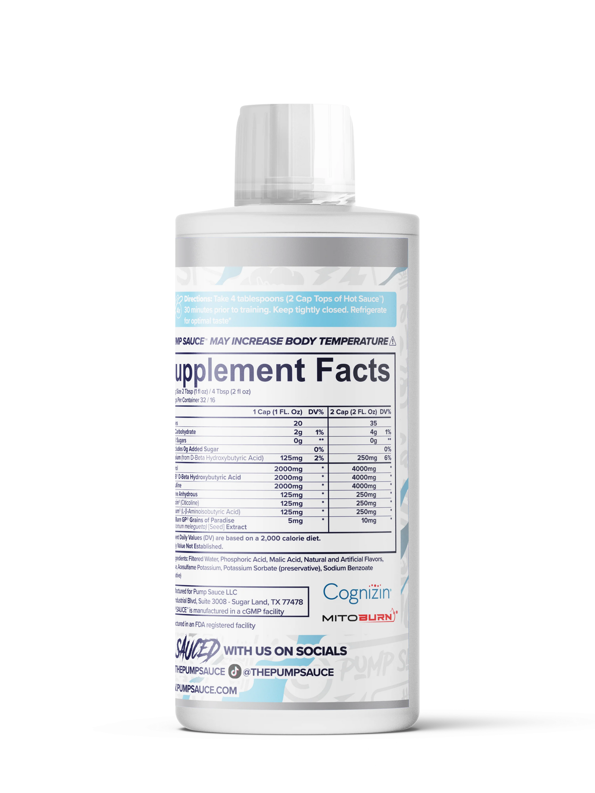 Hot Sauce Thermogenic Pre-Workout Liquid - Bemoxie Supplements