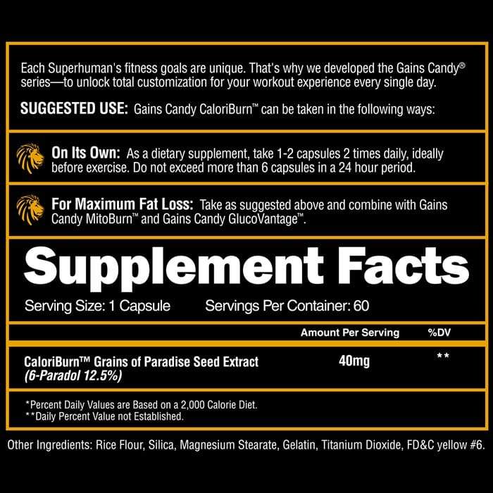 Gains Candy CaloriBurn - Bemoxie Supplements