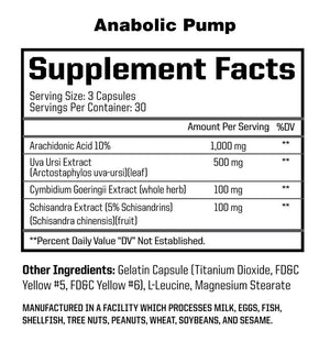 Anabolic Warfare Anabolic Pump - Bemoxie Supplements