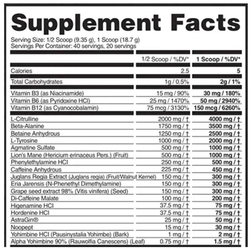 Apollon Nutrition Assassin V7 Pre-Workout - Bemoxie Supplements