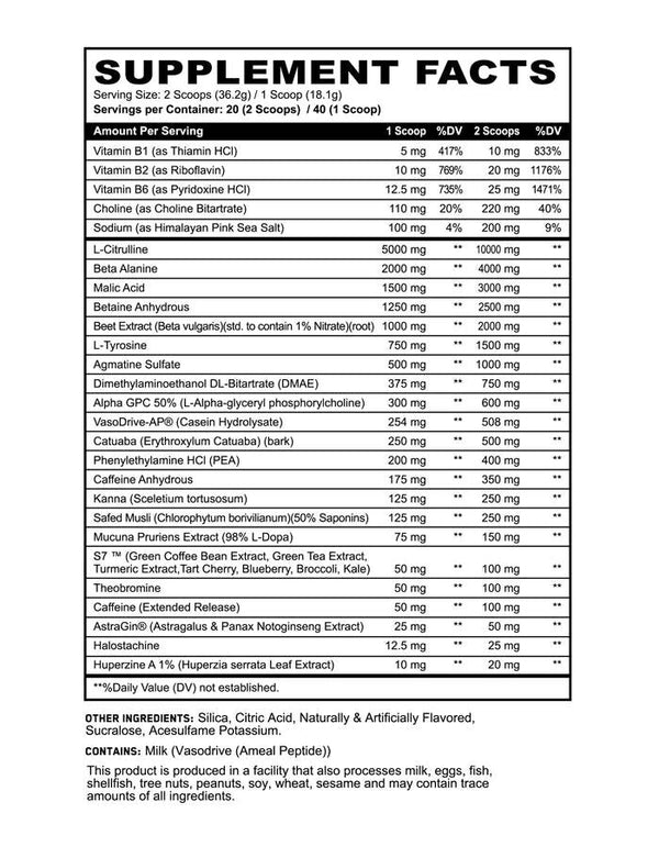 Panda Supplements X Black Magic Sinister Pre Workout