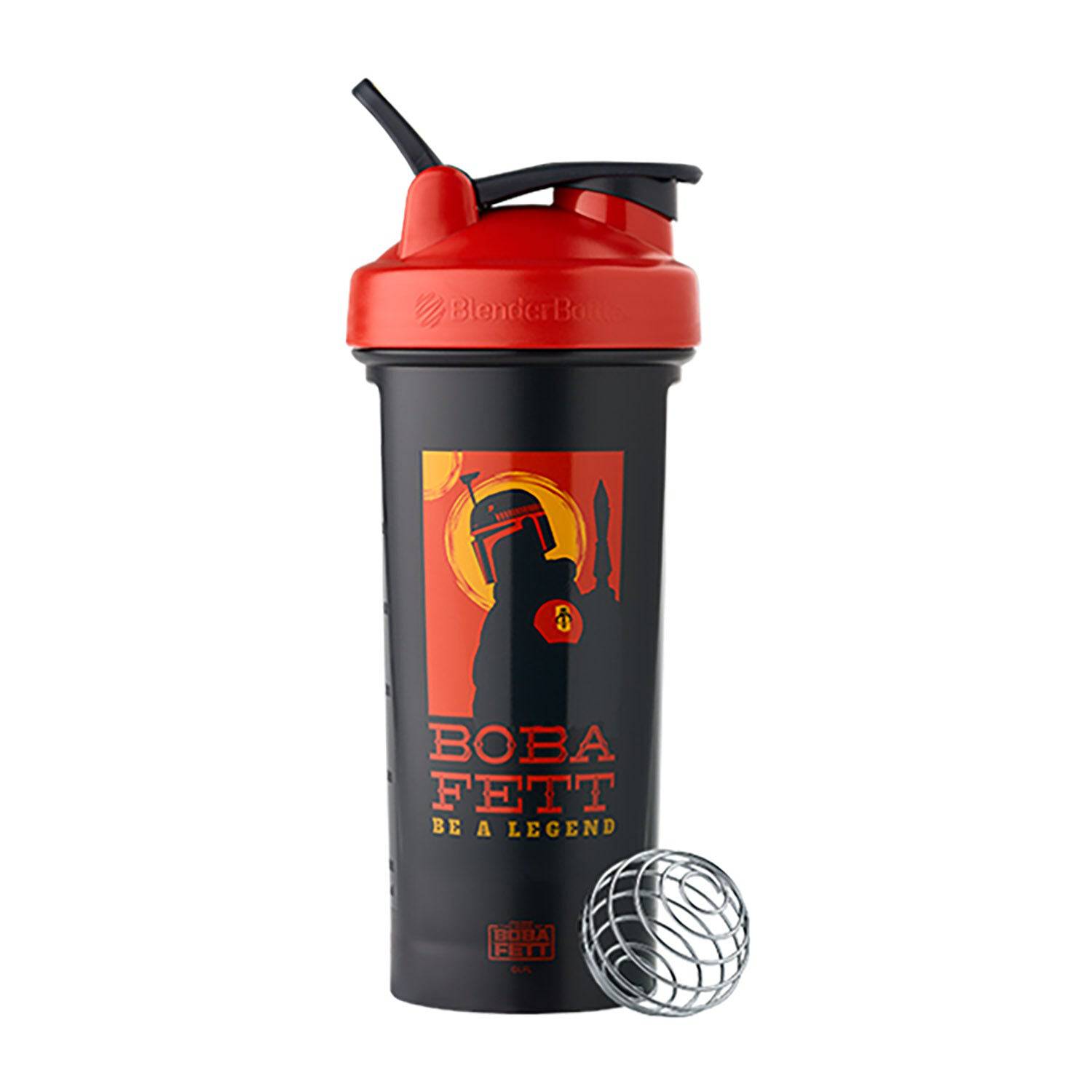 Classic BlenderBottle® V2 28 oz Star Wars BOBA FETT Be A Legend - Bemoxie Supplements