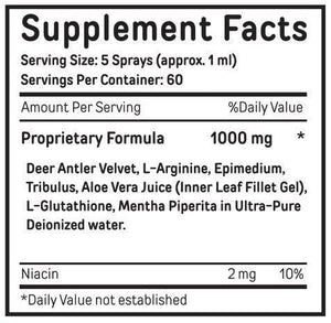 Deer Antler Velvet Extract Spray - Bemoxie Supplements