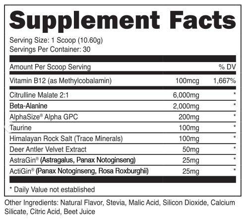 Bucked Up Non Stimulant - Bemoxie Supplements