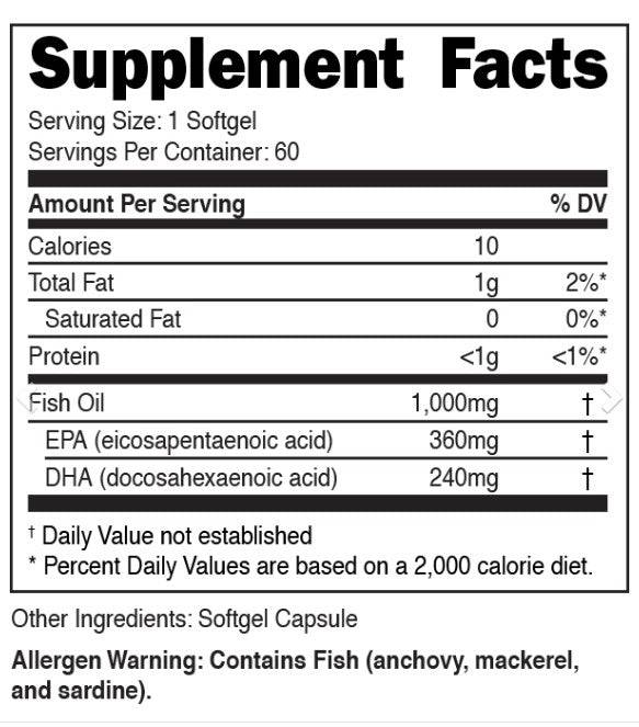 Fish Oil - Bemoxie Supplements