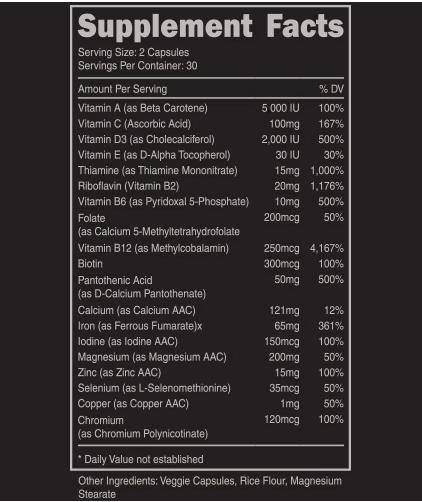 STAG Multivitamin - Bemoxie Supplements