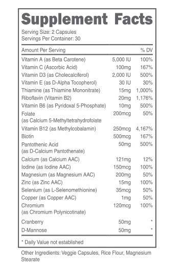 Doe - Full Spectrum Multivitamin - Women (EXP 11/23) - Bemoxie Supplements