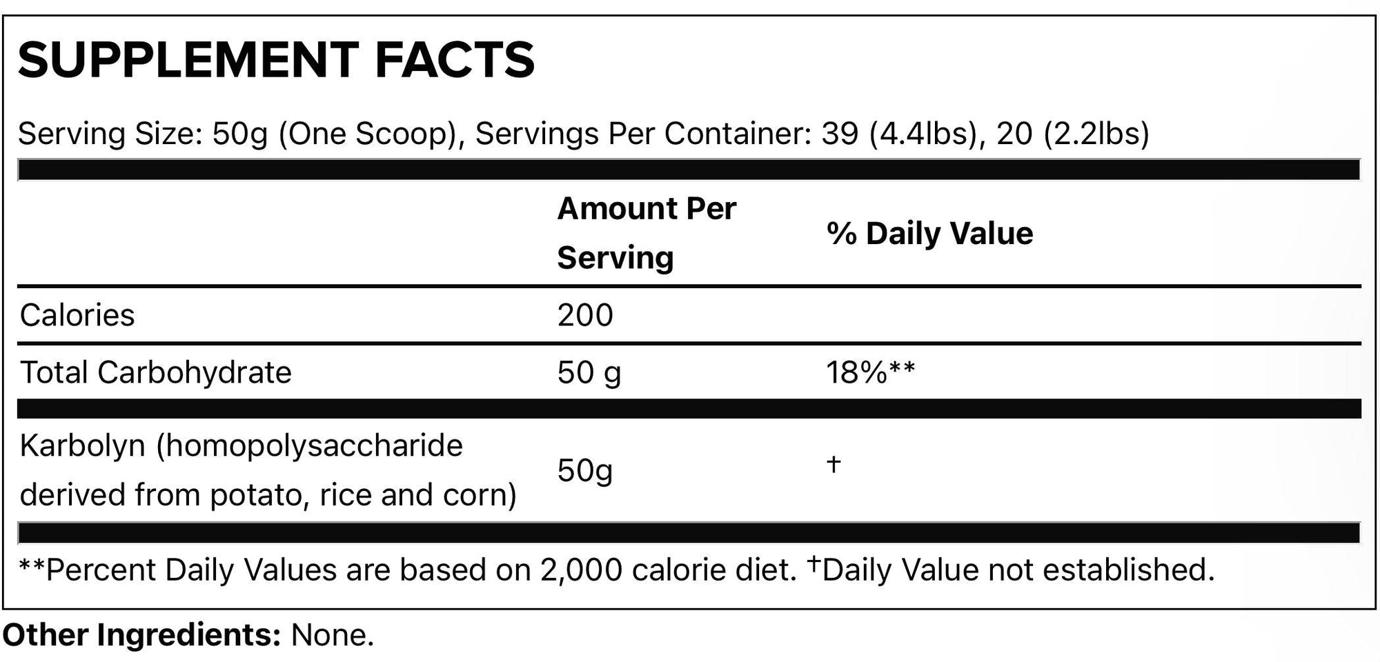 EFX Karbolyn Fuel 4lb - Bemoxie Supplements