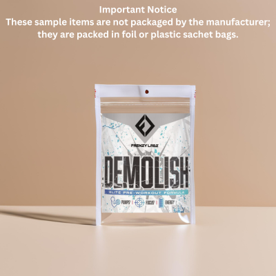 Frenzy Labz Demolish Pre Workout Sample - Bemoxie Supplements