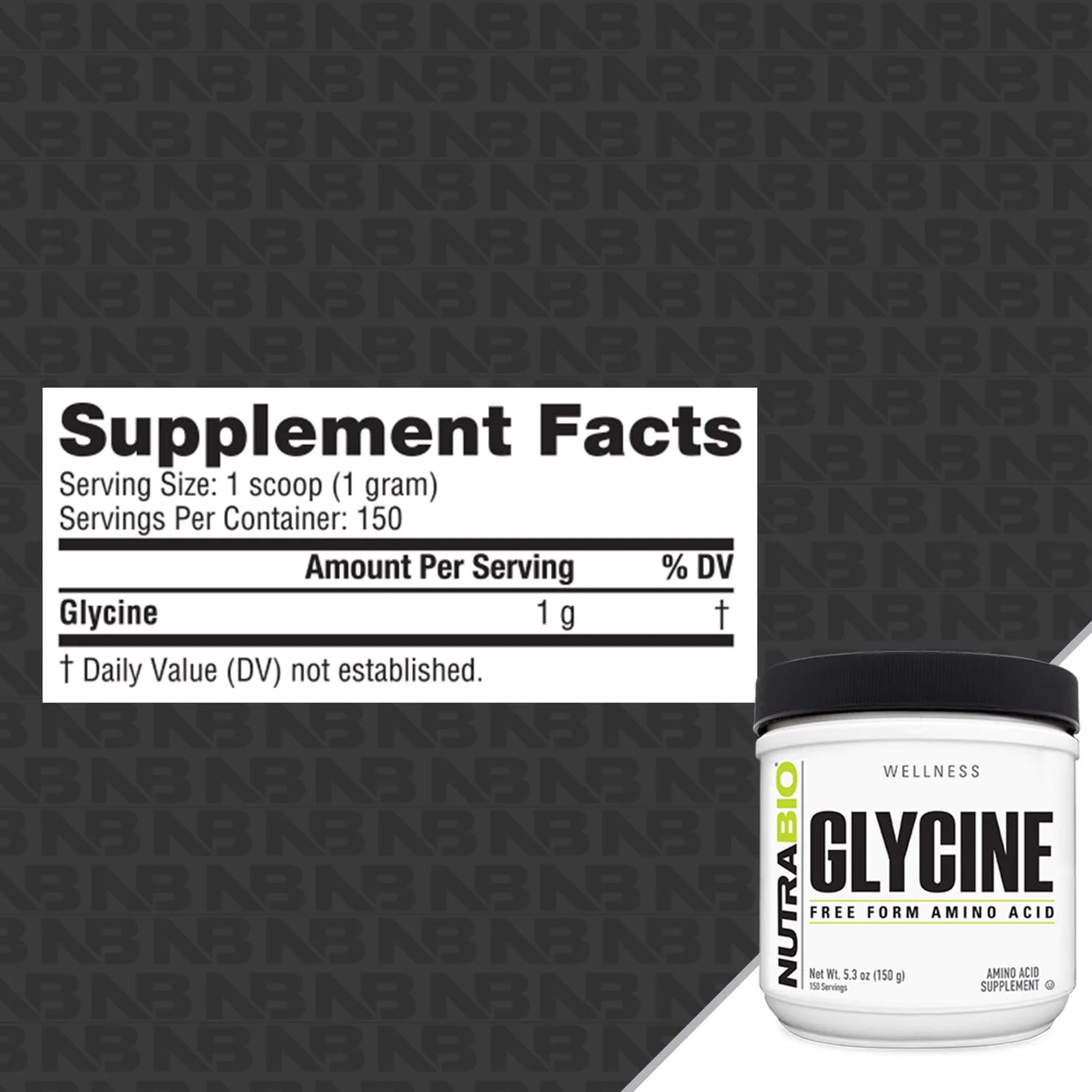 NutraBio Glycine - Bemoxie Supplements