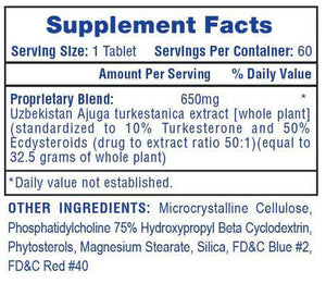 HTP Turkesterone 650 - Bemoxie Supplements
