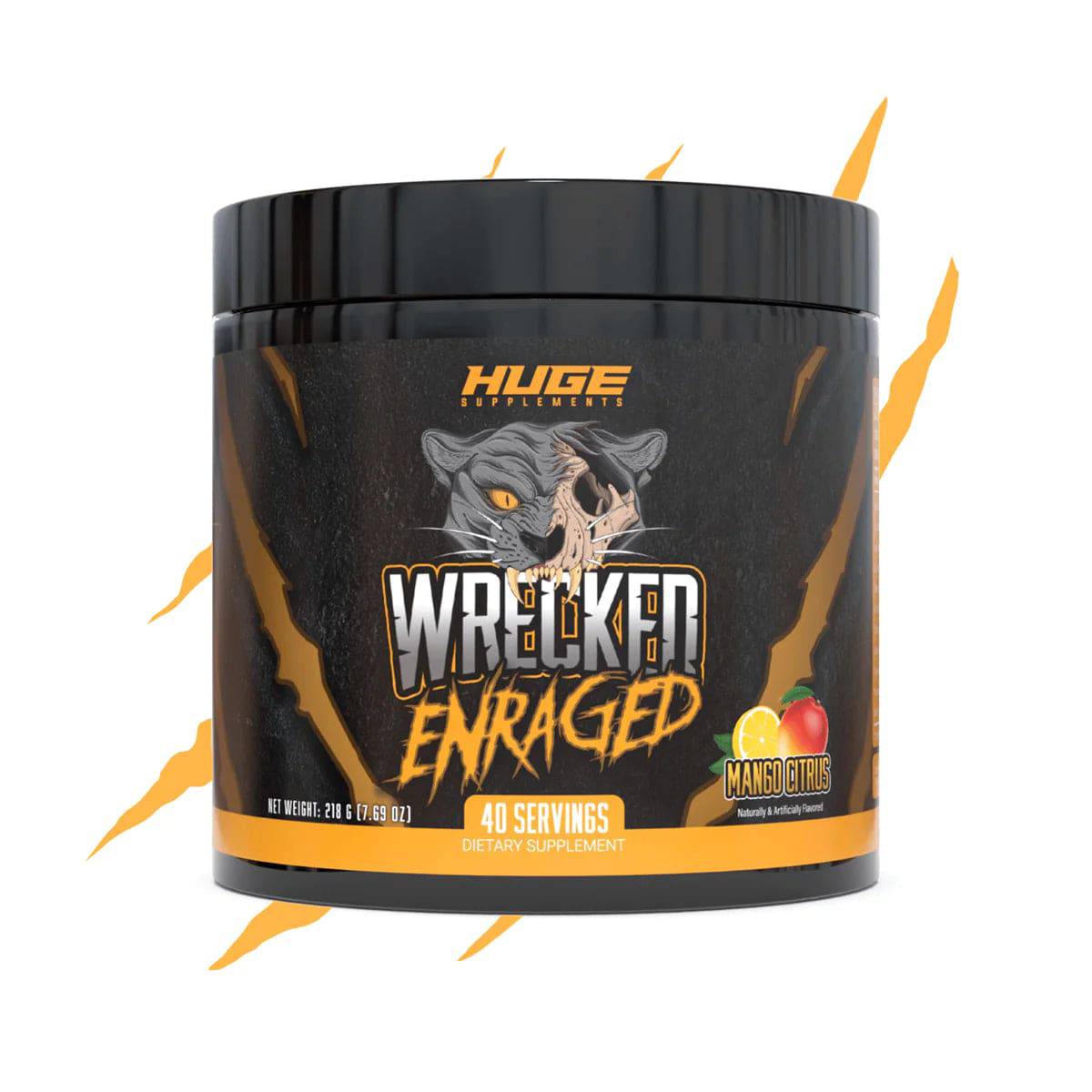 Huge Supplements Wrecked Enraged Pre Workout - Bemoxie Supplements