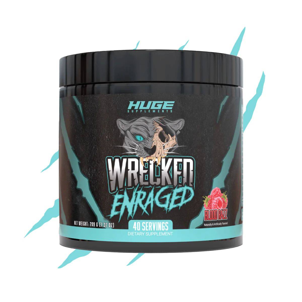 Huge Supplements Wrecked Enraged Pre Workout - Bemoxie Supplements