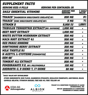 HYPD Supps TRT- Test Booster - Bemoxie Supplements