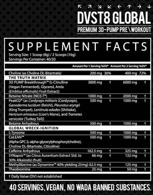 Inspired Nutraceuticals DVST8 Global­­™ Pre-Workout - Bemoxie Supplements