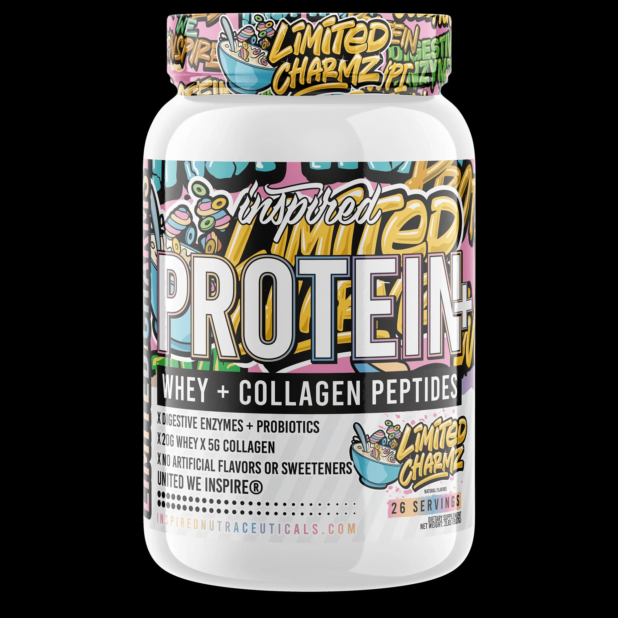 Inspired Nutraceuticals Protein + Collagen & Probiotics - Bemoxie Supplements