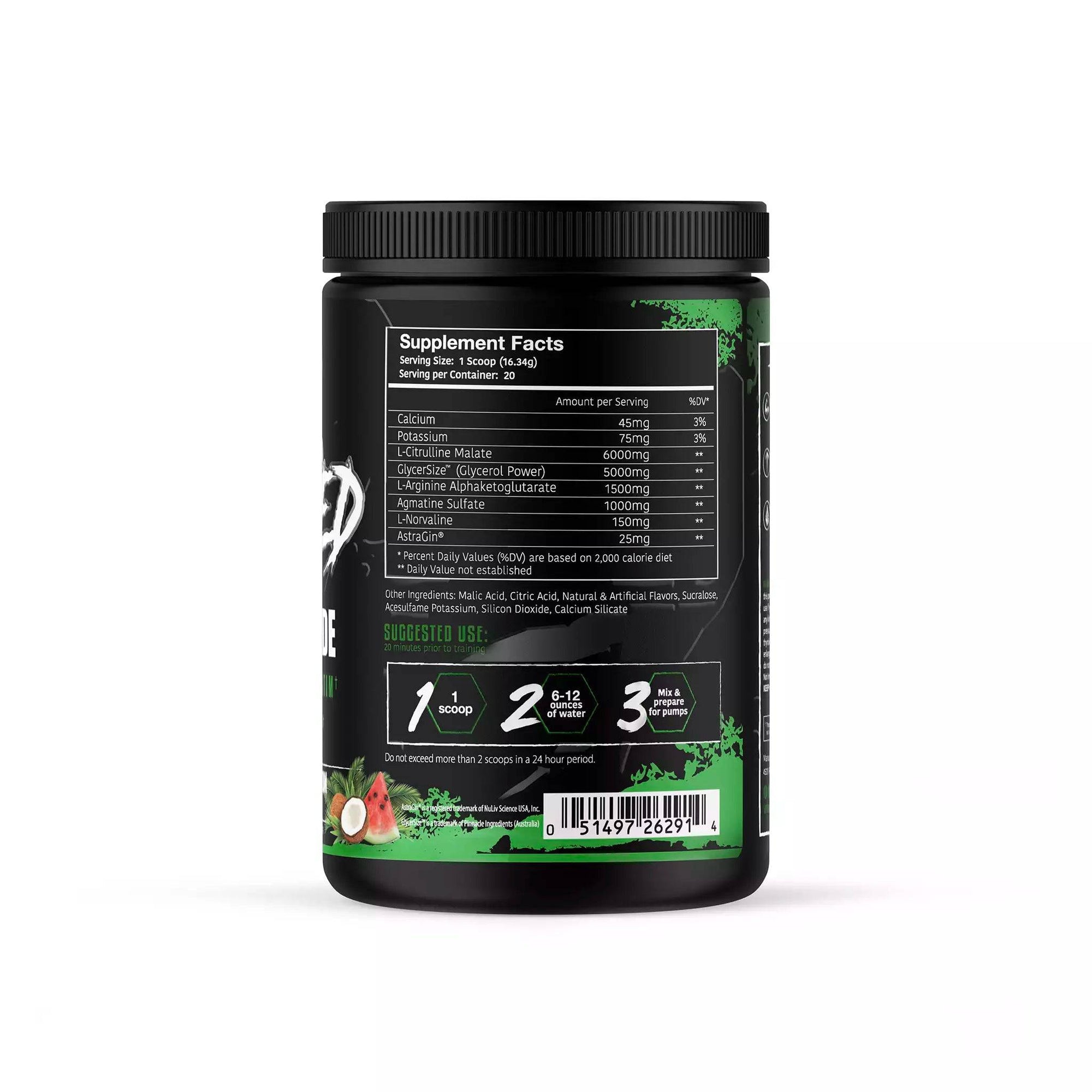 Kaymus Nutrition Pumped - Nitric Oxide - Bemoxie Supplements