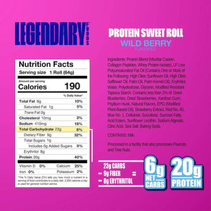 Legendary Foods Protein Sweet Roll - Bemoxie Supplements