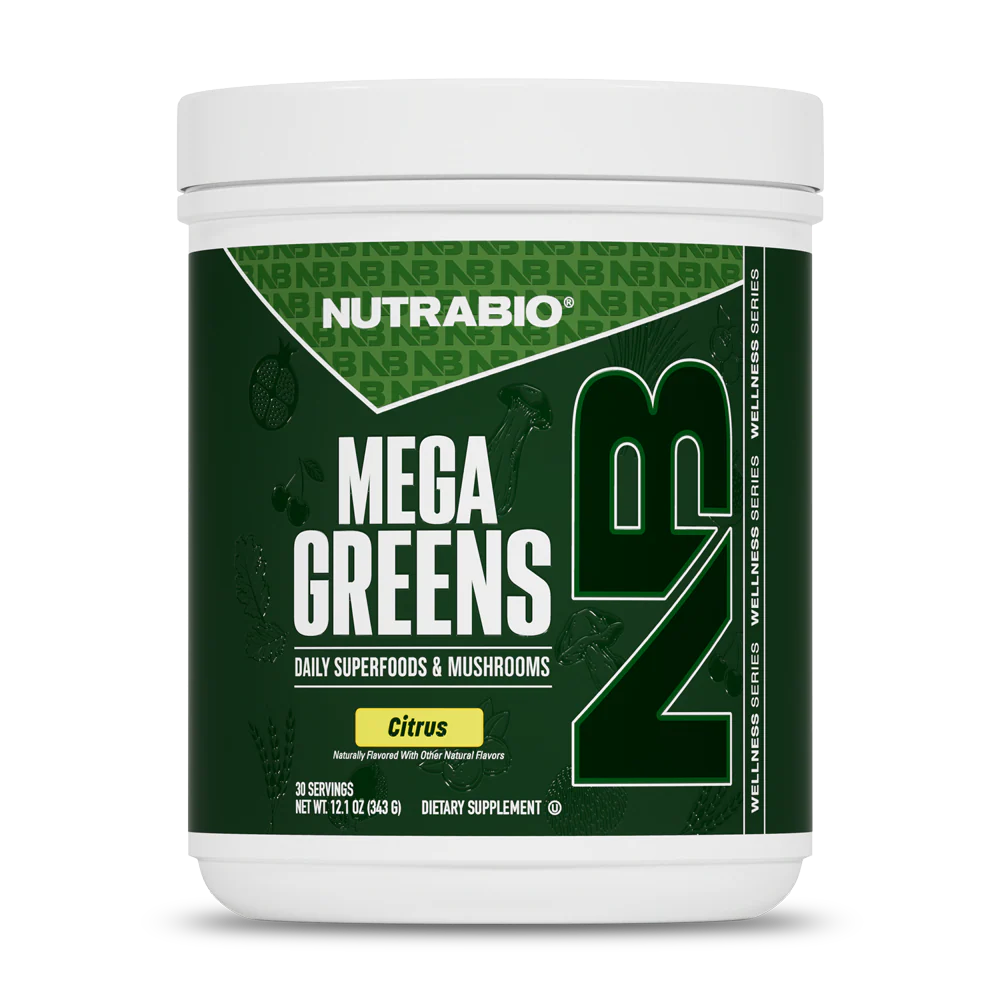 NutraBio Mega Greens – Premium Athlete‑Grade Superfood Formula - Bemoxie Supplements