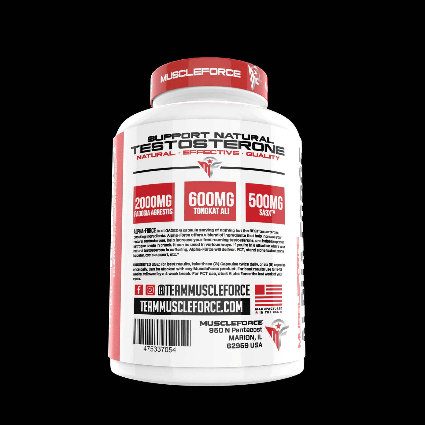 Muscle Force Alpha Force | Tri-Testosterone Support - Bemoxie Supplements