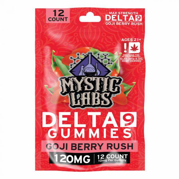 Mystic Labs 12ct Delta 9 Gummies - Bemoxie Supplements