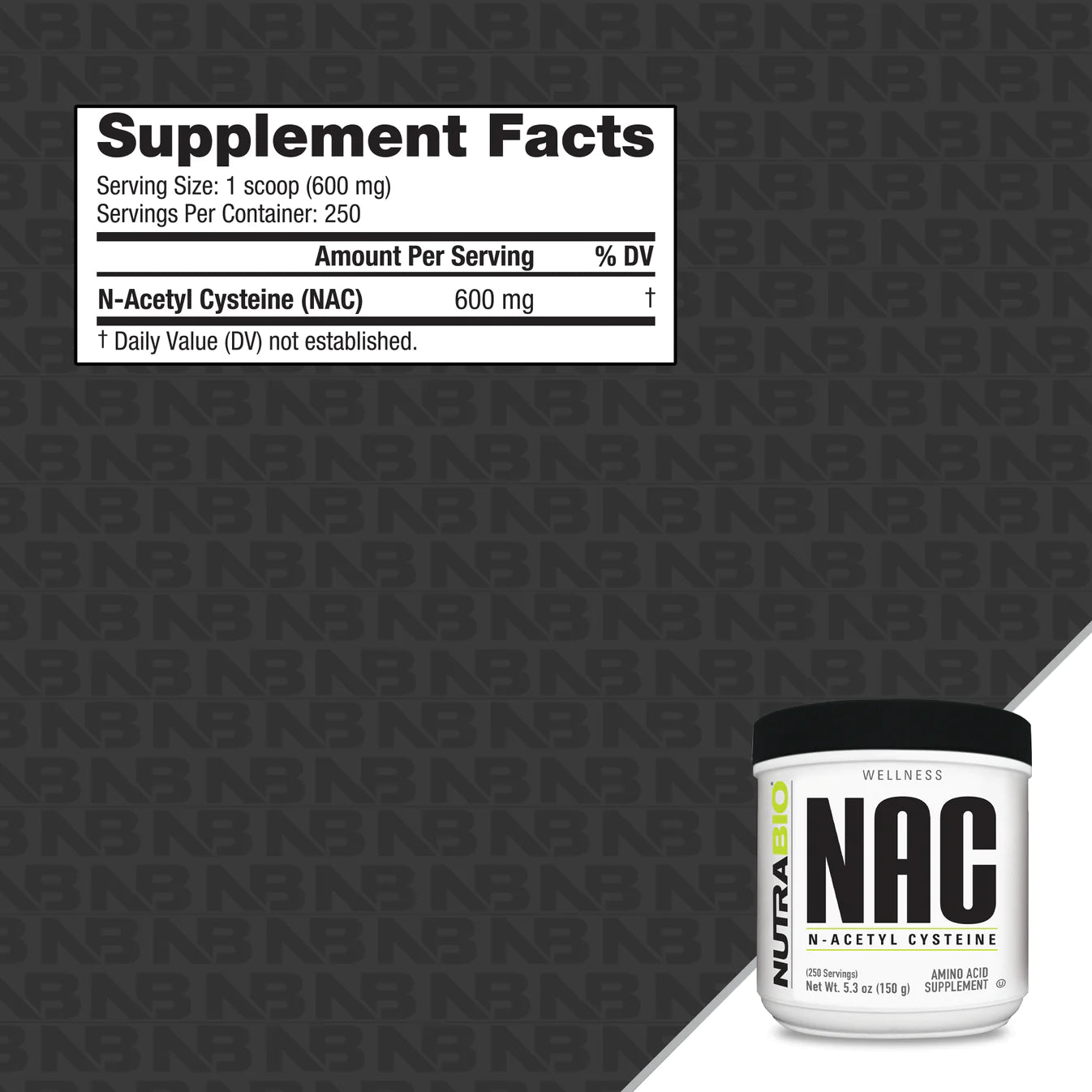 NutraBio NAC (N-Acetyl-Cysteine) Powder - Bemoxie Supplements