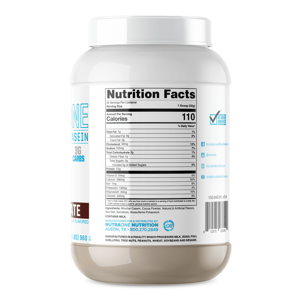 NutraOne Casein One - Bemoxie Supplements