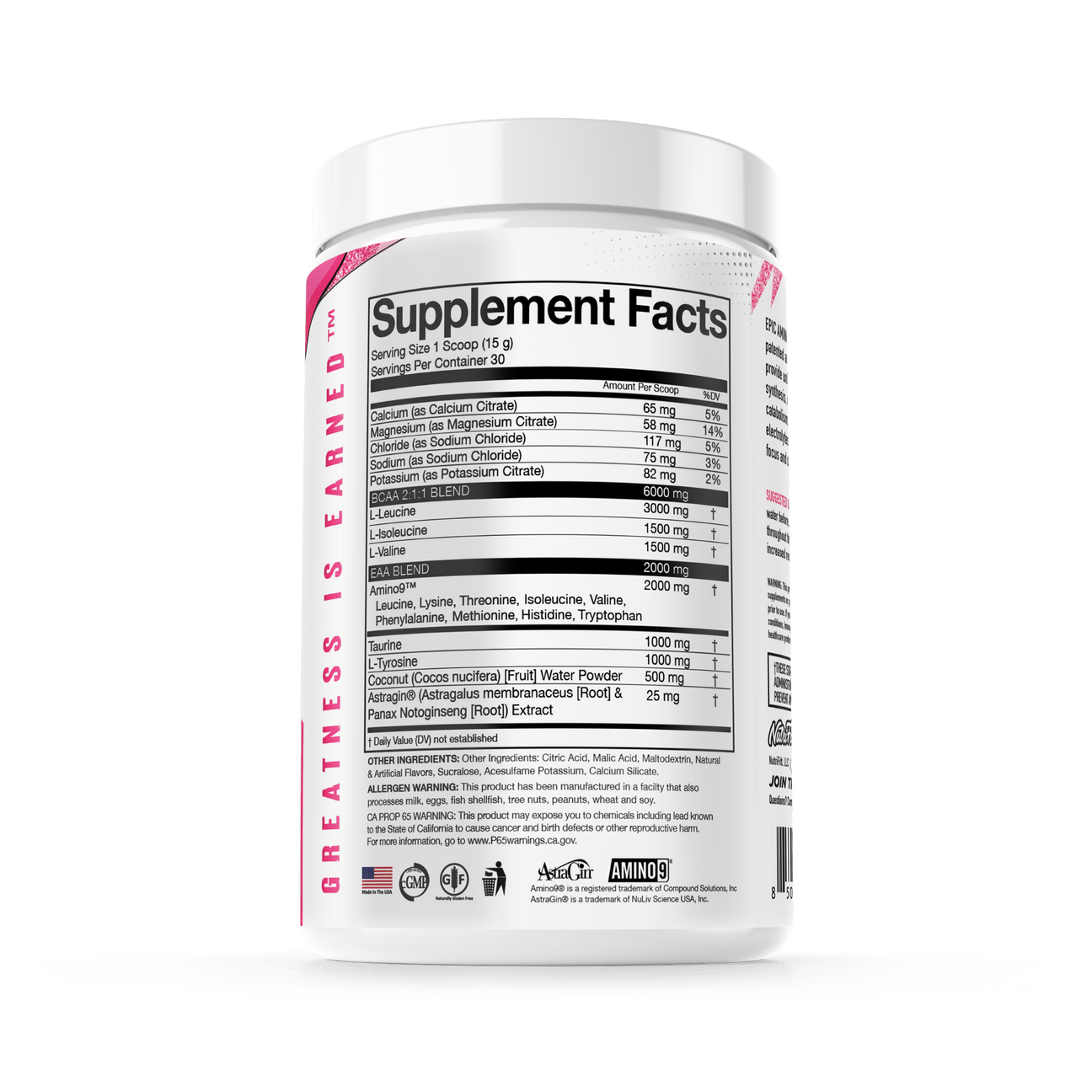 NutriFitt Epic Aminos - Bemoxie Supplements