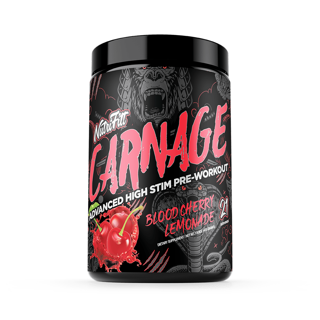 NutriFitt Carnage Pre Workout - Bemoxie Supplements