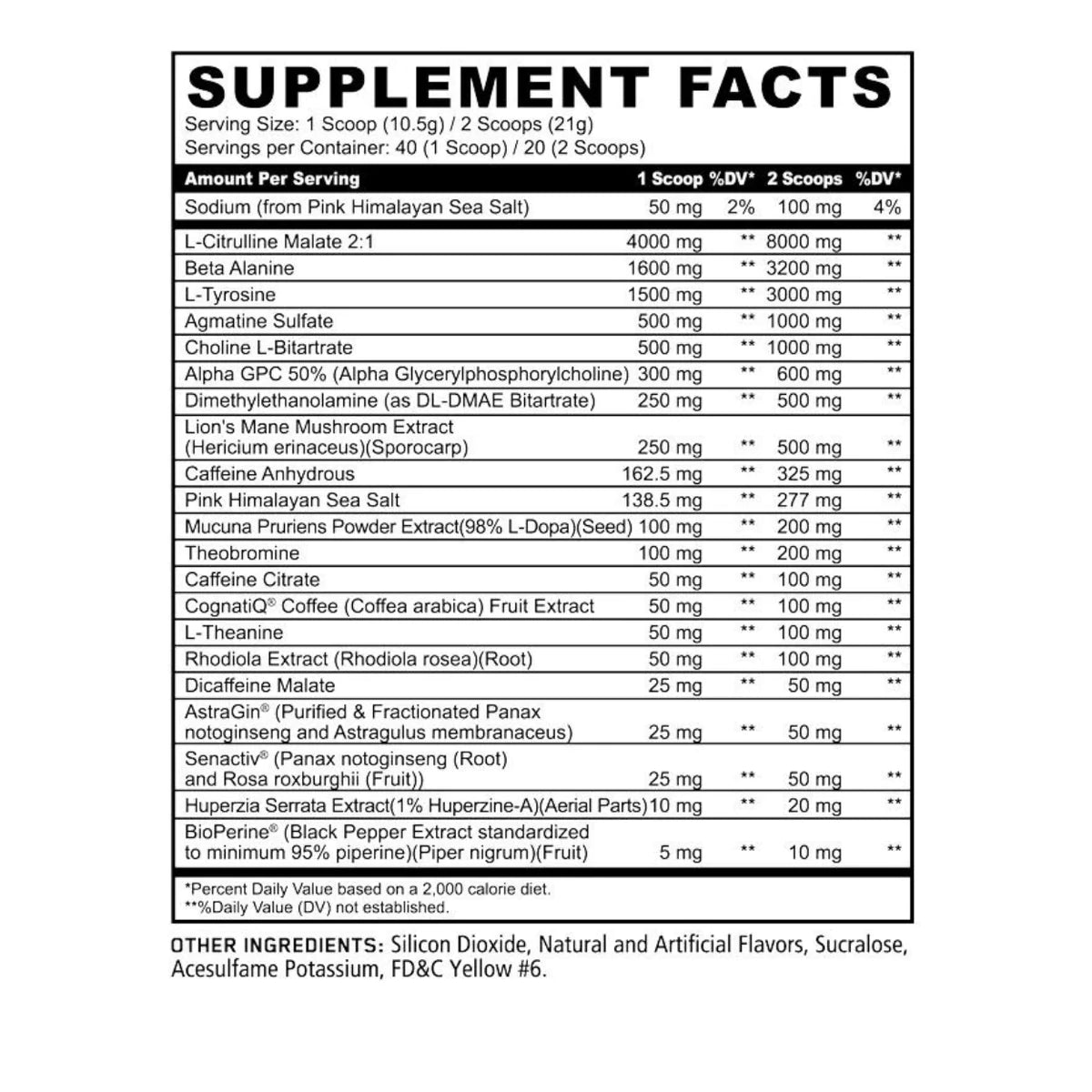 Panda Supplements SKULL Pre-workout - Bemoxie Supplements