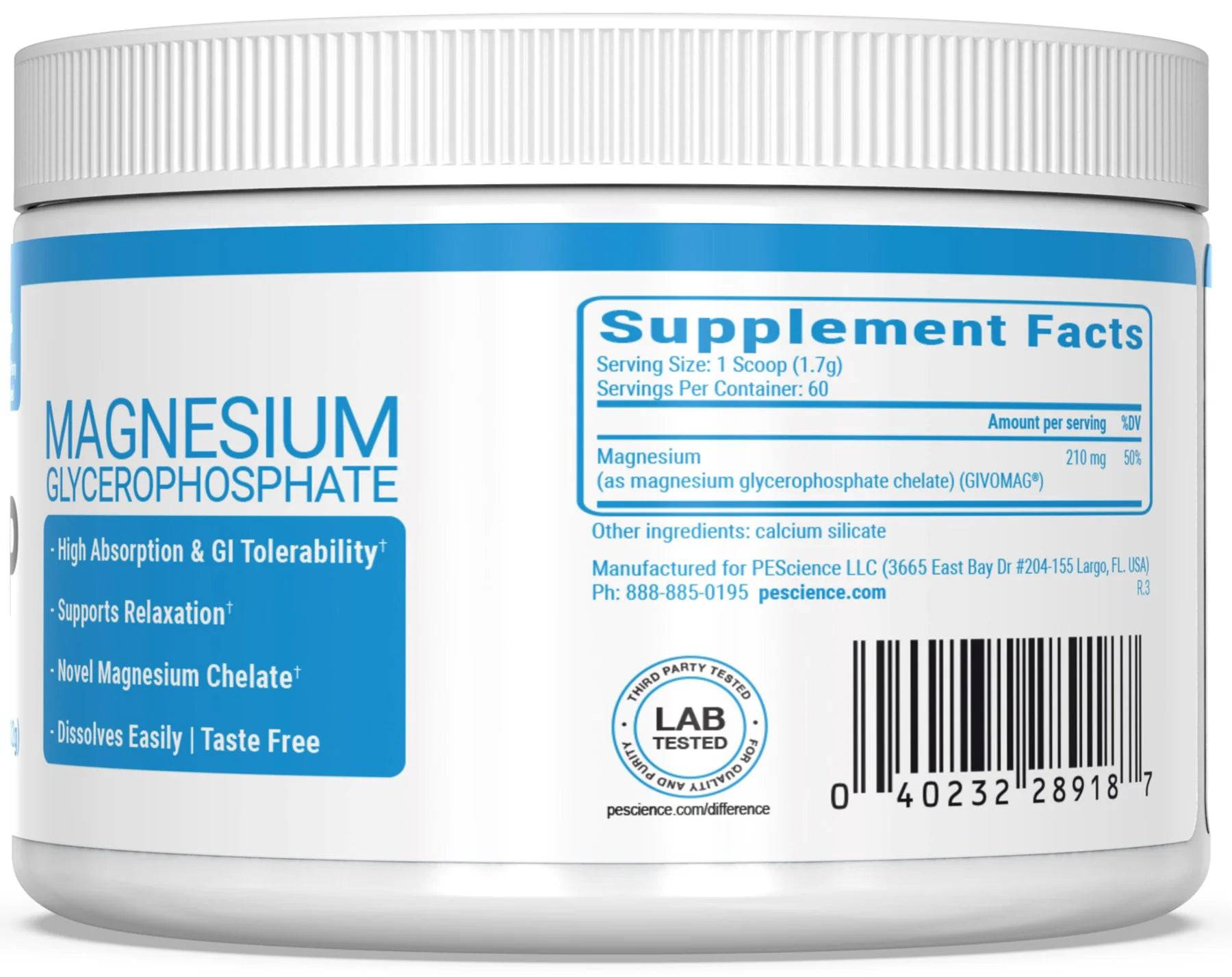 PEScience Magnesium Chelate - Bemoxie Supplements