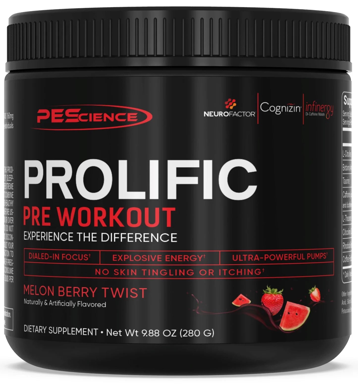 PEScience Prolific PreWorkout - Bemoxie Supplements