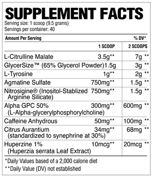 RAW Nutrition Pre - Bemoxie Supplements