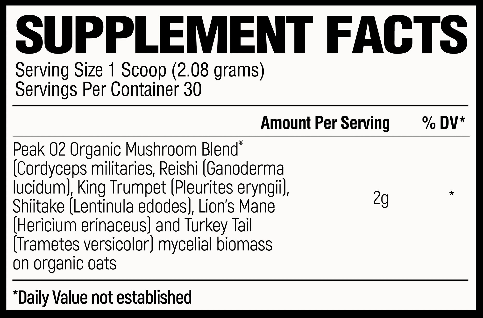 RAW Nutrition Peak O2 - Bemoxie Supplements