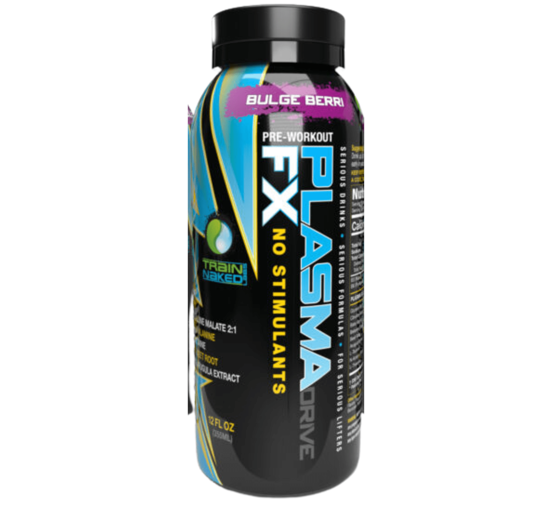 Train Naked Labs PLASMA FX No Stimulants- Bulge Berri - Bemoxie Supplements