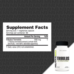 NutraBio Tribulus Terrestris - Bemoxie Supplements
