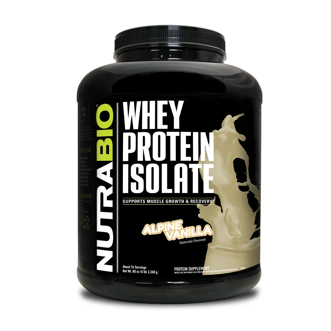 NutraBio Whey Protein Isolate - Bemoxie Supplements